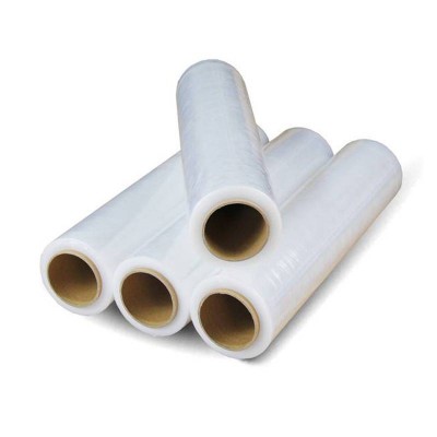 High Quality Factory Clear Shrink Film Waterproof Pe Stretch Pallet Film Roll For Packing Bottles